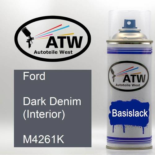 Ford, Dark Denim (Interior), M4261K: 400ml Sprühdose, von ATW Autoteile West.